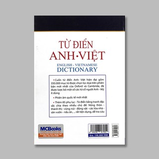 Sách - Từ điển Anh-Việt (Bìa trắng -mềm )