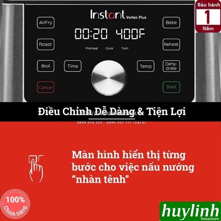 [Mã ELHAMS5 giảm 6% đơn 300K] Nồi chiên không dầu Insant Pot Plus 6-in-1 - 5.7 lít