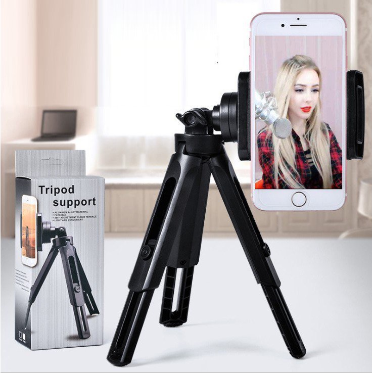 Gậy Livestream 3 Chân Cực Hot - Tripod Suport Mini - 3 Chân Chắc Chắn - PHỤ KIỆN BEN