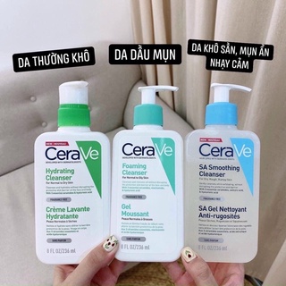 🌸 Sữa rửa mặt Cerave Pháp -236 ml