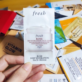 [2ml] Kem dưỡng ẩm Fresh Rose Deep Hydration Face Cream