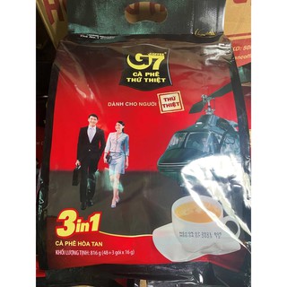 Cà phê hòa tan 3in1 g7 trung nguyên 800g