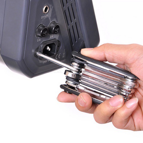 BỘ VẶN ỐC VÍT CẦM TAY ĐA NĂNG 13 MÓN GẤP GỌN