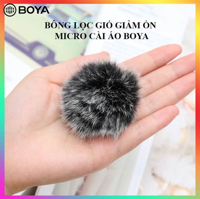 Lọc gió giảm ồn cho micro cài áo Boya By-M1 và BY-M1DM và cho mic cài áo khác