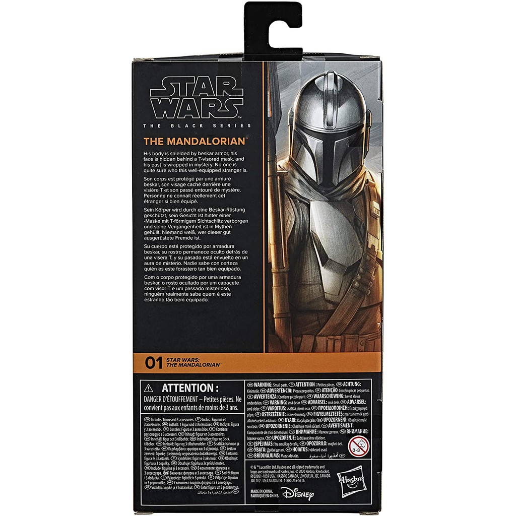🌟Mandalorian - Din Djardin 🌟Mô hình Hasbro◊Star Wars Black Series 6-inches◊The Mandalorian
