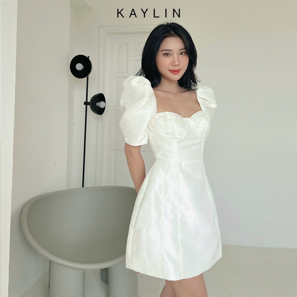 Đầm xòe tay bồng N1748 - KAYLIN