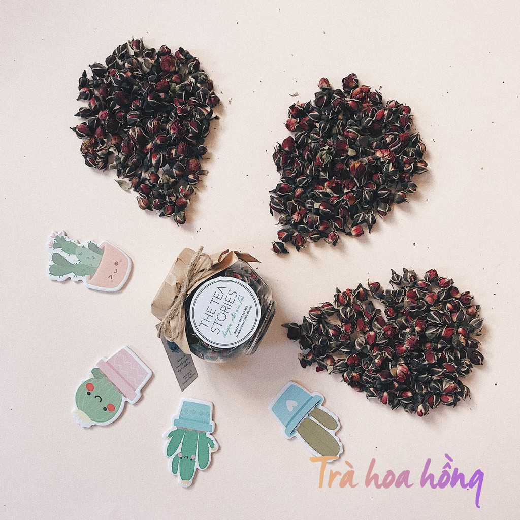 Trà Hoa Hồng đẹp da, thanh mát, an thần - The Tea Stories
