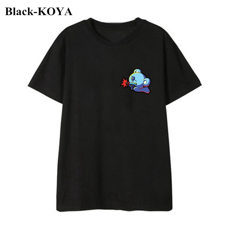 KPOP BT21 T- Shirt Korean version BTS Cartoon Leisure Shirt | BigBuy360 - bigbuy360.vn