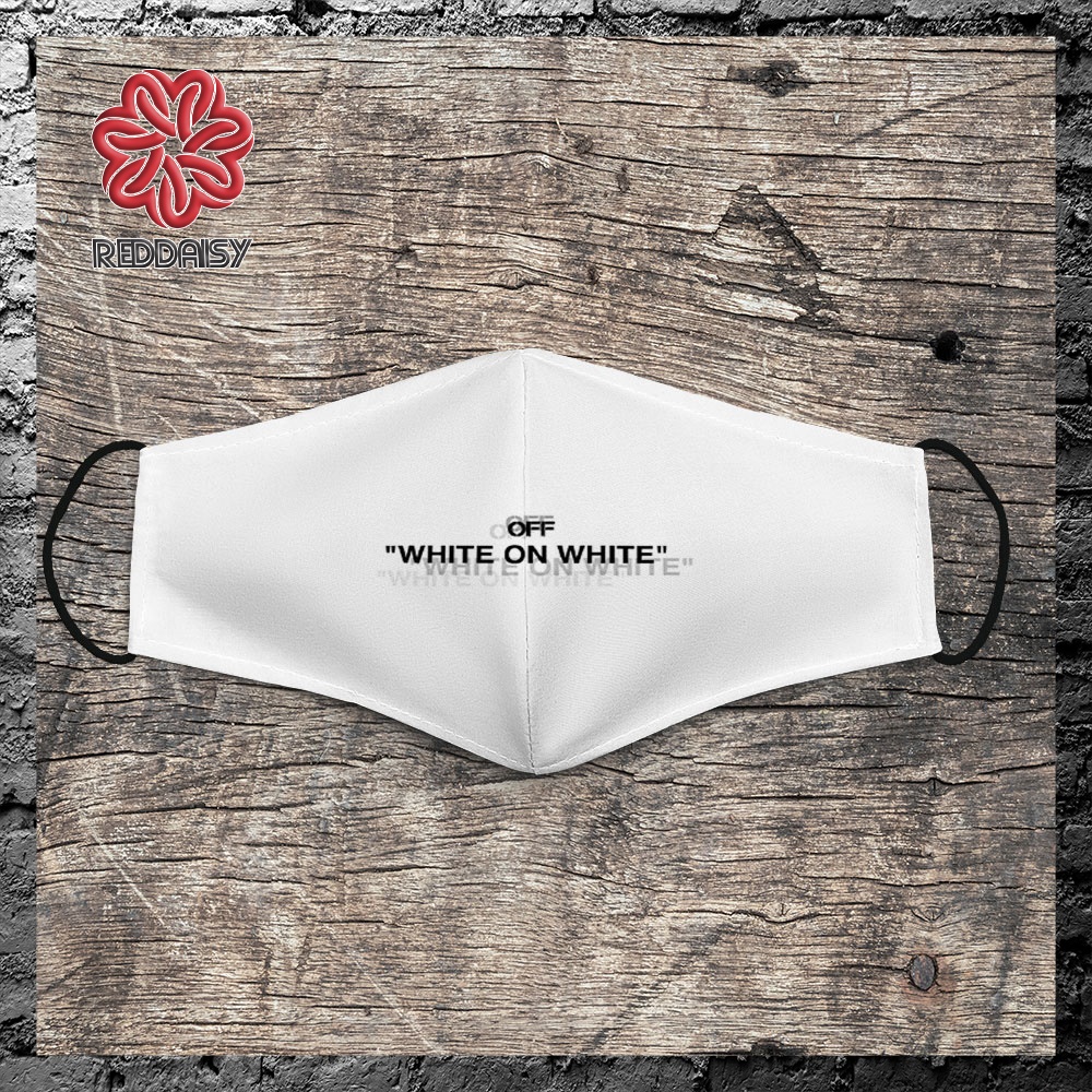 Khẩu Trang Vải Eco Mask O.f.f_W.h.i.t.e_ 56 Dây Đeo Mềm Chuyên Dụng, Đeo Thoải Mái, Không Đau Tai, Dễ Thở, Thoáng Khí
