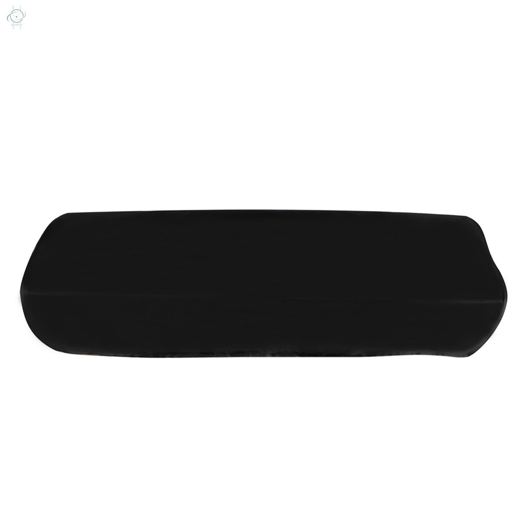 ♫61-key Piano Keyboard Dust Cover Water-resistant Canvas Material Foldable Black Electronic Piano Accessories