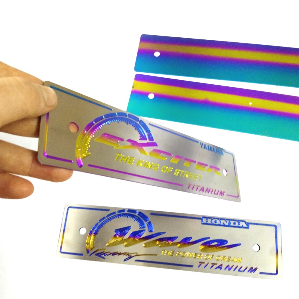 bảng tên titan đủ các loại xe dream wave sirius vario sonic winner satria...