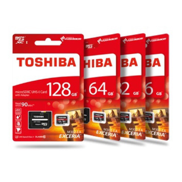 THẺ NHỚ 16GB TOSHIBA EXCERIA MICRO SDHC CLASS 10 48MB/S