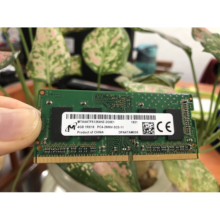 RAM HYNIX, SAMSUNG, MICRO, KINGTON 4GB DDR4 2400MHz/ 2666MHz 1.2V Dùng Cho Laptop Macbook Bảo Hành 36 Tháng 1 Đổi 1