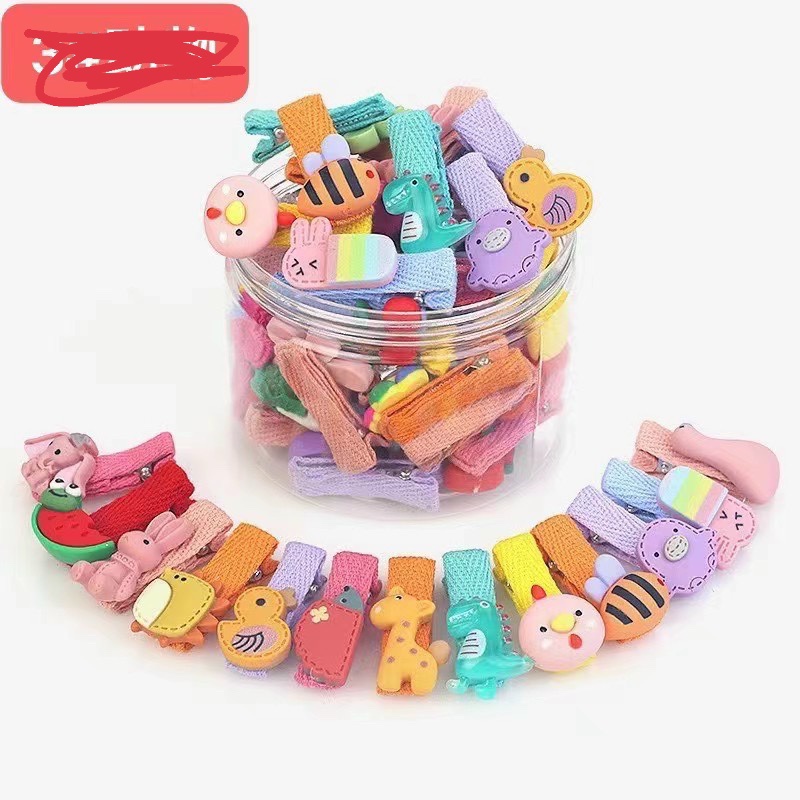 hộp 26 kẹp tóc mái cho bé yêu