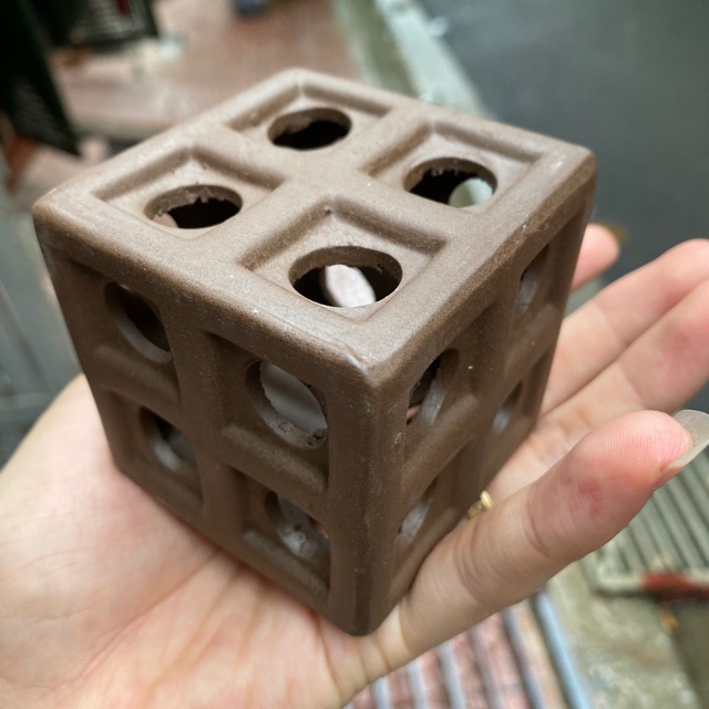 Hình lập phương đồ chơi tép cảnh và cá cảnh