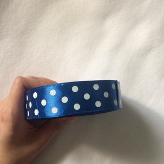 3 mét ruy băng 2.5cm chấm bi và tim