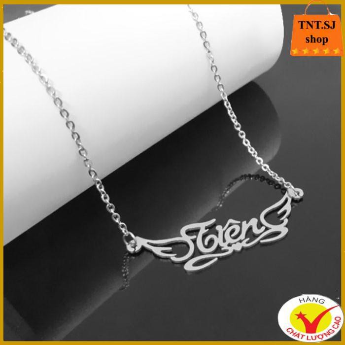( HÀNG ĐẸP) VÒNG CỔ INOX TÊN TIÊN, DÂY CHUYỀN TÊN TIÊN TT015