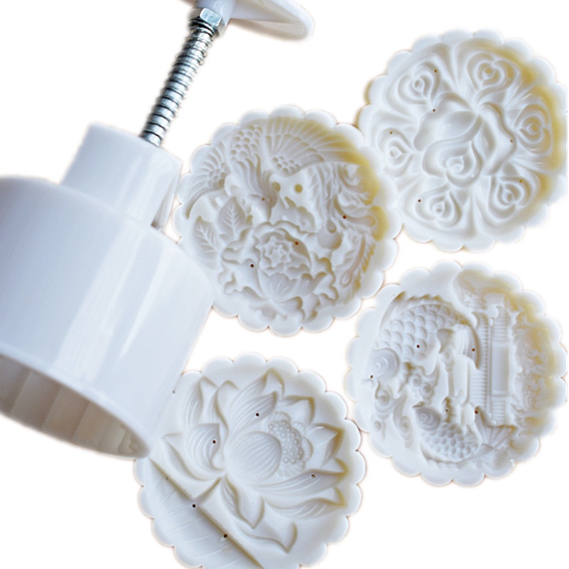 Khuôn bánh trung thu lò xo 150G nhiều mẫu