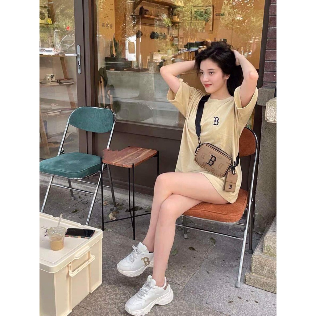 Túi MLB đeo chéo hoạ tiết monogram hàng Quảng Châu cao cấp dành cho cả nam và nữ phong cách Hàn Quốc - Hùng Nón Hiệu