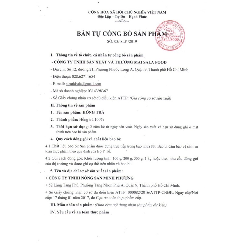 Hồng Trà Đặc Biệt Royal Túi 50G