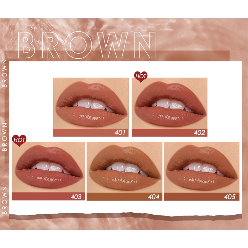 Còn Hàng Focallure Dưỡng Ẩm Và Lâu Trôi Màu Cao Jelly Nước Bóng Môi Tráng Men Chống Nước Môi Bóng