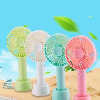 Quạt Mini Cầm Tay Cute Có Đế