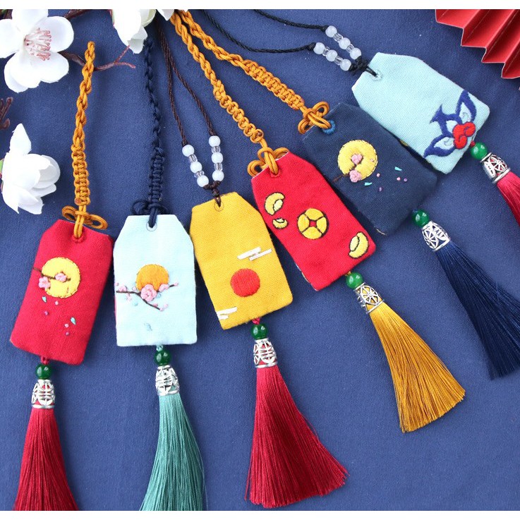 [ CÓ SẴN ] DIY / BỘ KIT THÊU TÚI OMAMORI 4 - AURORA SHOP