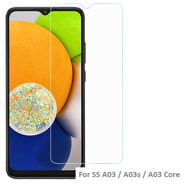 Kính cường lực Samsung A03/ Samsung A03s/ Samsung A03 Core (Trong suốt, Không viền, Không Full màn)