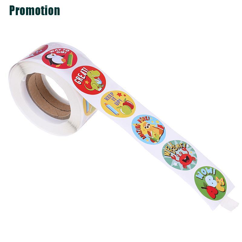 Cuộn 500 miếng dán hình động vật dễ thương dành cho trang trí
