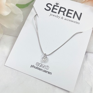 Dây chuyền bạc 925 mặt đá cao cấp phukien.seren