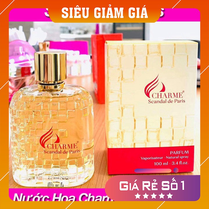 [FreeShip – Xả kho] NƯỚC HOA SCANDAL DE PARIS NƯỚC HOA CHARME CHÍNH HÃNG