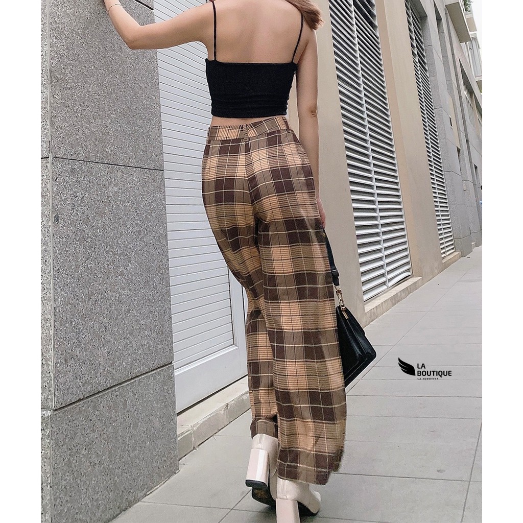 Quần Tây Sọc Caro Form Lửng La Boutique, Có Size, Chất Vải Kate Mềm, Trang Phục Công Sở, Đi Dạo Phố | BigBuy360 - bigbuy360.vn