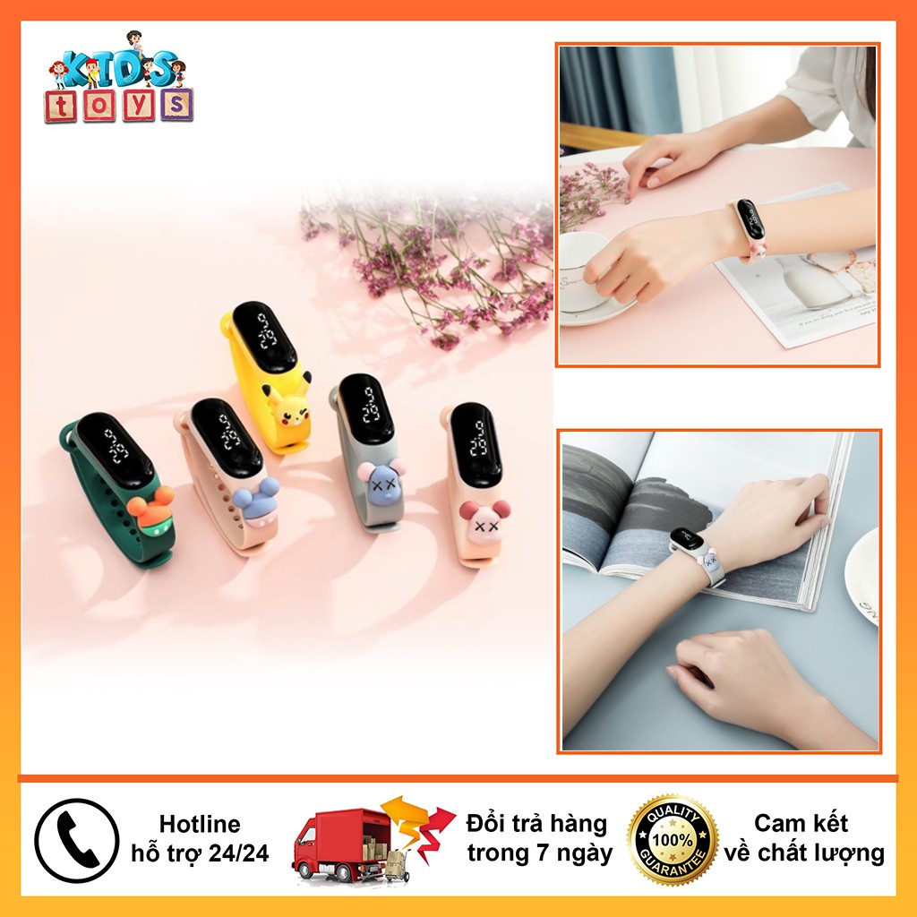 Đồng Hồ Trẻ Em ZGO DISNEY Chống Nước, Đồng Hồ Thông Minh Hình Thú, Thiết Kế Hiện Đại, Chất Liệu An Toàn