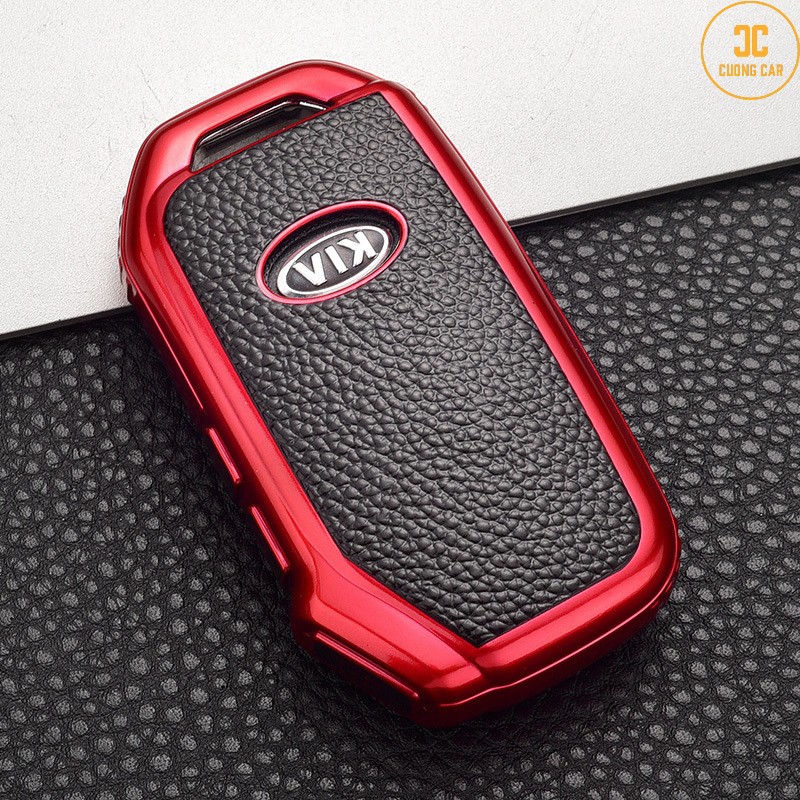 Ốp khóa xe Kia Cerato, Kia Sorento mẫu mới 2020  - chất liệu Da Tpu