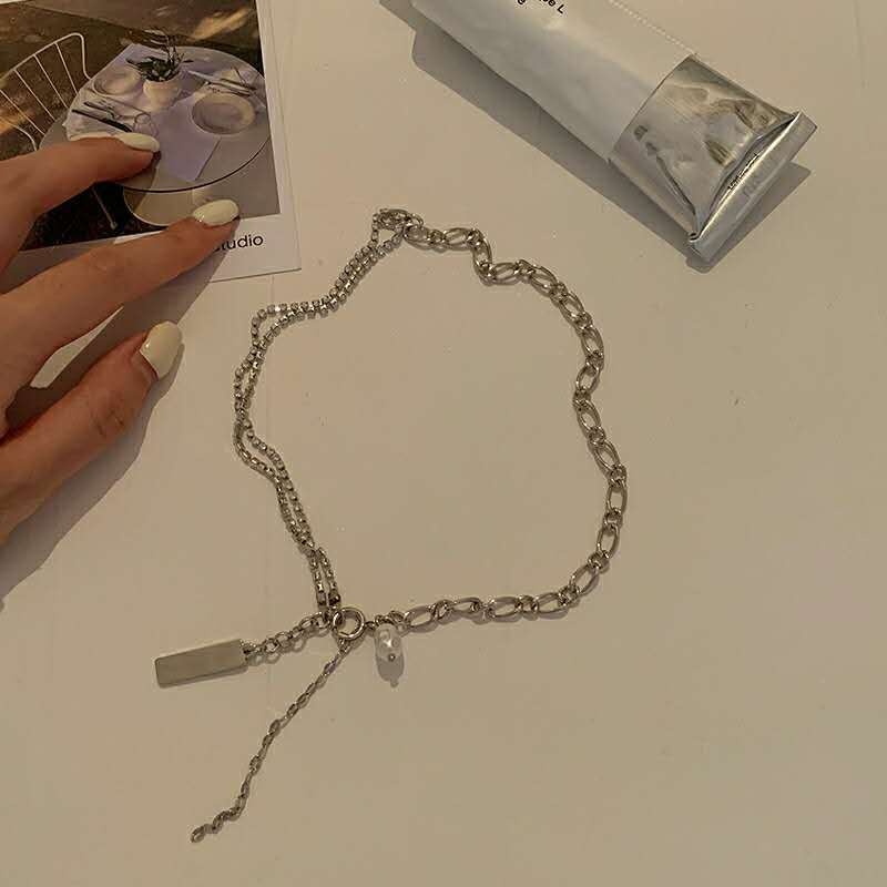 Trong thiết kế ngách trang sức hợp thời trang sành điệu Phiên bản Hàn Quốc của vòng cổ choker thời trang cao cấp nạm kim