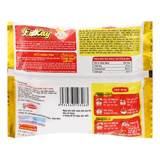Mì SiuKay hải sản 128g combo 10 gói