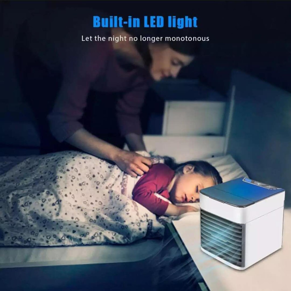 Quạt Điều Hoà Hơi Nước Mini - Máy Điều Hoà Mini Để Bàn Siêu Tiện Ích