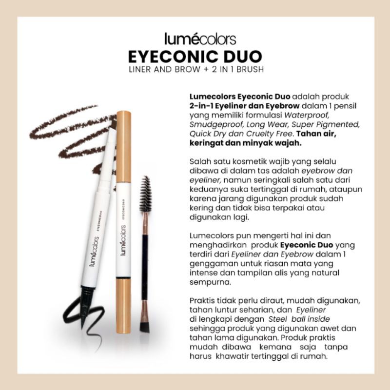 (hàng Mới Về) Bút Kẻ Mắt Và Lông Mày 2 Trong 1 Tiện Dụng | BigBuy360 - bigbuy360.vn
