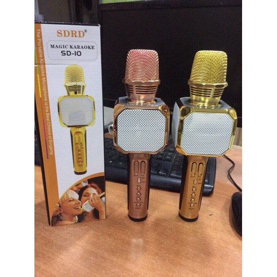 [𝘽𝙃 12 𝙏𝙝𝙖́𝙣𝙜] MIC KARAOKE BLUETOOTH SD-10 𝘽𝙖̉𝙣 𝙉𝙖̂𝙣𝙜 𝘾𝙖̂́𝙥 2020 - BH 12 Tháng Đổi Mới