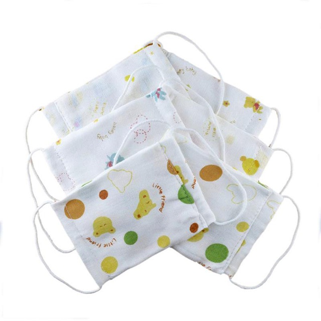 Khẩu trang vải xô cho bé từ sơ sinh đến 1 tuổi