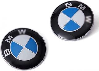 Set 2 logo 82mm + 74mm thay thế cho bmw e30 e36 e46 e34 e39 e60 e65 e38 x3 x5 x6 3 4 5 6 7 8