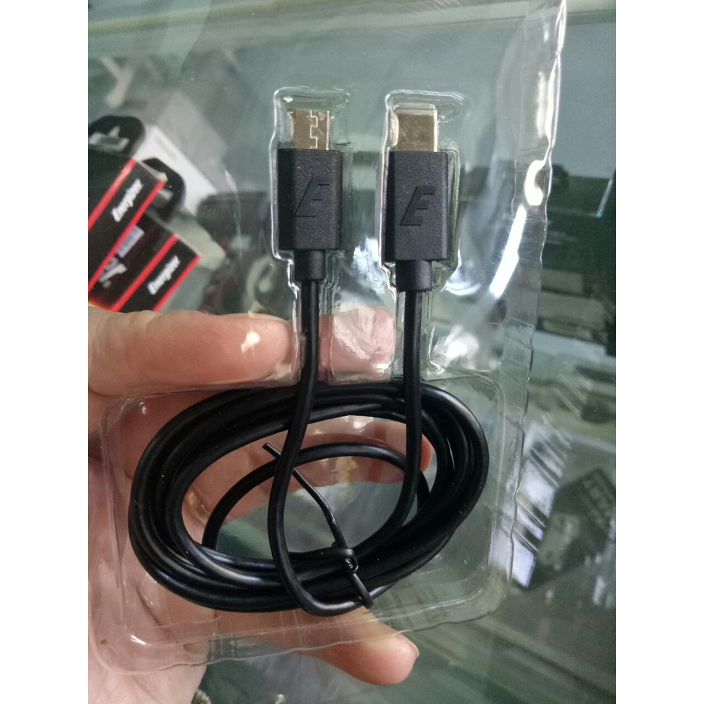 Cáp Micro USB đầu USB-C 2.0 C11C2MCGBK4 2A- HÀNG CHÍNH HÃNG MỸ ENERGIZER