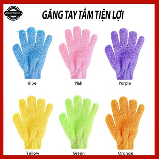Găng Tay Tắm Tiện Lợi ❤ FREESHIP ❤ Hỗ Trợ Tẩy Da Chết ❤ Freesize Chất Liệu Poly