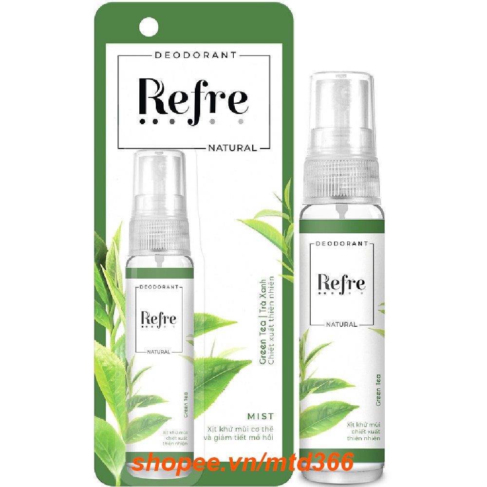 Xịt Khử Mùi Refre 30ml Với Nhiều Phân Loại Giúp Bạn Dễ Lựa Chọn Hơn