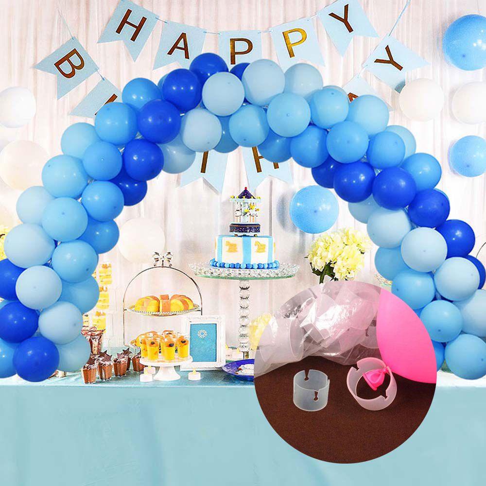 Set 50 Vòng Kẹp Nối Bong Bóng Trang Trí Tiệc Sinh Nhật / Tiệc Cưới Đứng