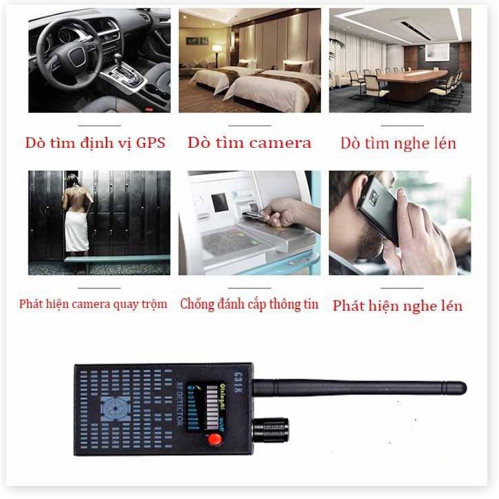 Máy phát hiện nghe lén dò tìm định vị GPS G318 chuyên nghiệp - cao cấp