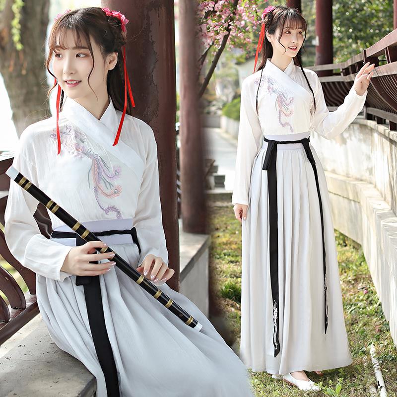 Bộ Hán phục cách tân phong cách Trung Hoa cổ điển thời trang mùa hè xinh xắn cho nữ | BigBuy360 - bigbuy360.vn