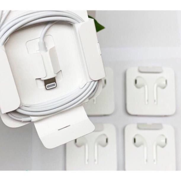 Tai nghe chân lightning zin siu giấy chân dẹp loại zin kết nối bluetooth