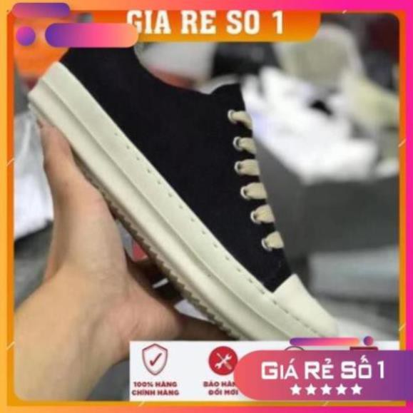 [Sale 3/3] [ 💝 GIÁ SALE] Giày rick owen cổ thấp 🌟  R🔥E🔥P 1:1 VN đế thơm Full box + Bill Sale 11 -op1 " az