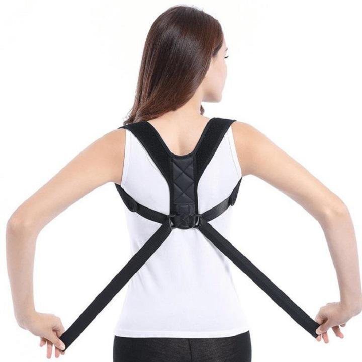Đai chống gù lưng Công Nghệ Nhật Bản Giữ vai thẳng cố định, tránh tình trạng vai ngả về trước làm cong cột sống